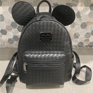 Loungefly Disney Parks Mickey Mouse Woven mini backpack